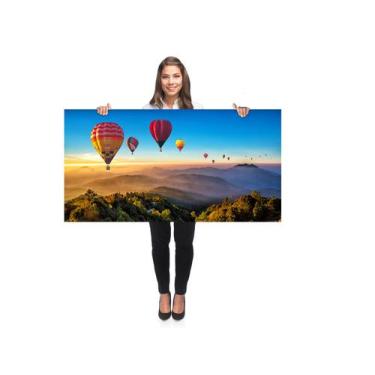 Imagem de Quadro Decorativo Grande Sala 100x50 Balões Capadocia Quadro para Quar