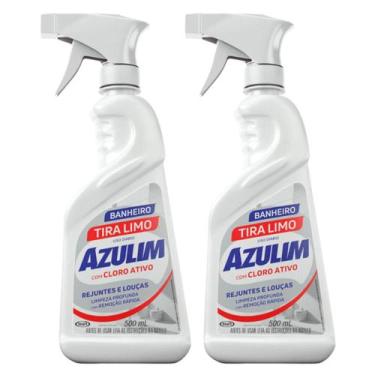 Imagem de Tira Limo AZULIM SPRAY 500ML Limpa Banheiro, kit2unidades