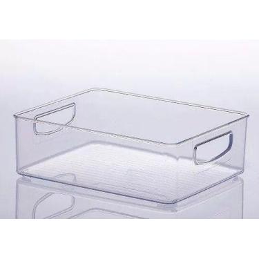 Imagem de Organizador Diamond Transparente 25x20x8cm Cristal Paramount, INCOLOR