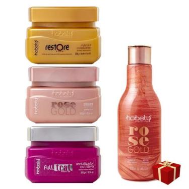 Imagem de Kit Capilar Nutri Hidratada e Restaura Hobety 4 Itens