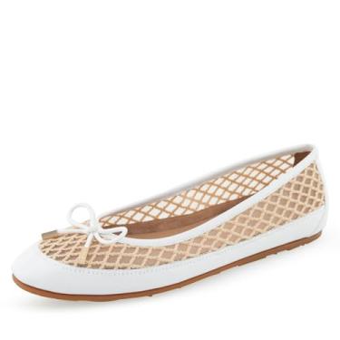 Imagem de Aerosoles Sapatilha Palma Ballet Feminina, Malha branca, 12