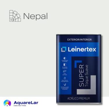 Imagem de Super Acrílica Leinertex Toque Suave Acetinado 18L, NEPAL