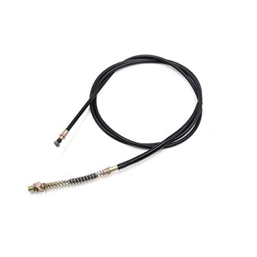 Imagem de uxcell Cabo de freio traseiro de revestimento de plástico longo universal de 2,05 m para scooter de motocicleta