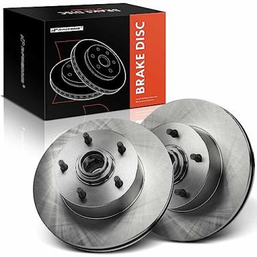 Imagem de A-Premium Conjunto de rotores de freio a disco ventilado dianteiro de 279,3 mm (279,3 mm) compatível com modelos selecionados Chevrolet, Buick, Pontiac e Oldsmobile - Camaro, Monte Carlo, Skylark,