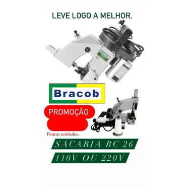 Imagem de Máquina De Costura Sacaria Bc 26 Ráfia, etc Bracob+1tubo