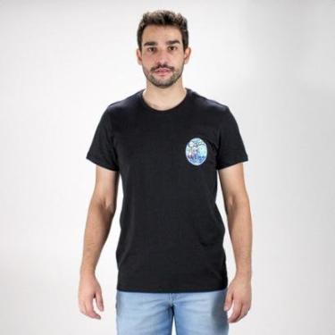 Imagem de Camiseta Colcci Slim Al Mare Preto - Masculina-Masculino