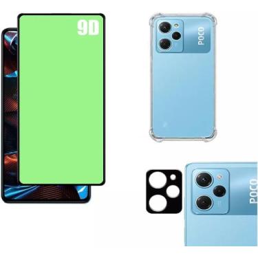 Imagem de Kit Completo Para Xiaomi Poco X5 Pro 5g - Capa Reforçada + Película Ce