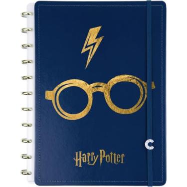 Imagem de Caderno Inteligente, Grande, Harry Potter Azul, 200x275 mm, 80 Folhas off white