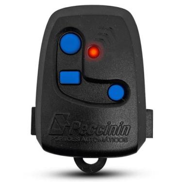 Imagem de Controle Remoto Portão Eletrônico Peccinin Preto Com Pilha  - Nice