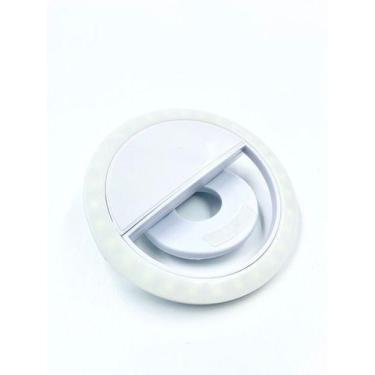 Imagem de 2 Clipe Anel Led Universal Para Selfie Celular Ring Light - oem, Branc