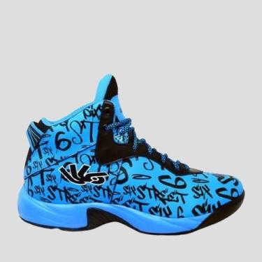 Imagem de Tênis Masculino Esportivo Volei Six Street Infinity, Azul, Preto, 40