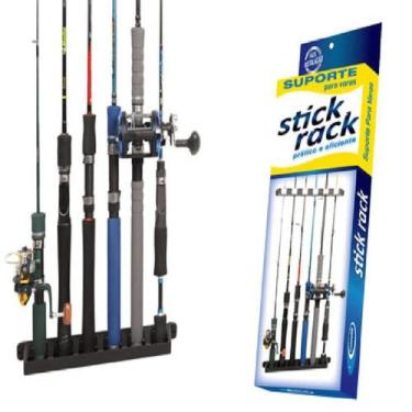 Imagem de Suporte (expositor) De Parede P/ Varas De Pesca - Stick Rack - Cardume