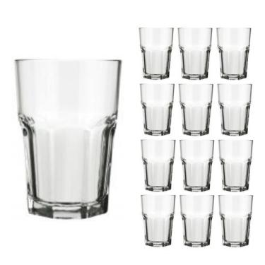 Imagem de Jogo 12 Copo 200ml Vidro Bristol Suco Drinks Transparente - NADIR FIGU
