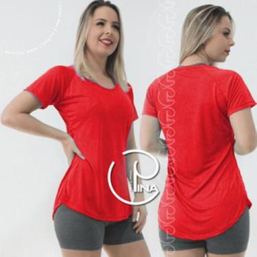 Imagem de Camiseta Veste Legging Tapa Bumbum Poliamida Microfibra PINA Camiseta 