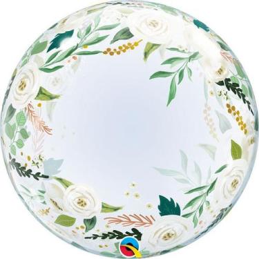 Imagem de Balao 24 deco bubble best day ever - floral 18648 - Qualatex