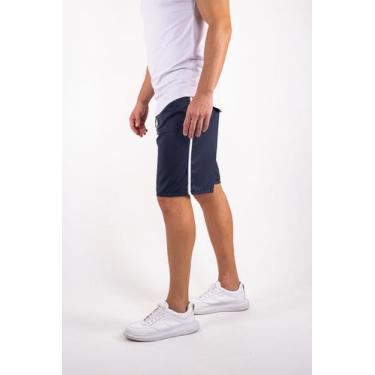 Imagem de Bermuda Masculina Short Academia Esporte Tactel - Ben20, Azul marinho,