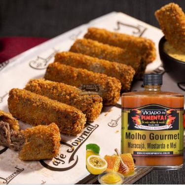 Imagem de Molho De Pimenta Gourmet Sabor Maracujá Mostarda E Mel 100ml - VICIADO