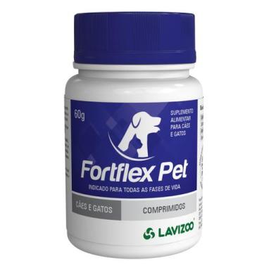 Imagem de Fortflex Pet 60g Regenerador Articular Pet para Cães e Gatos c/ 60cp -