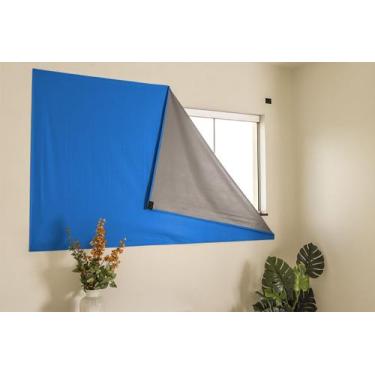 Imagem de Cortina Painel Blackout com VeIcro para Sala Quarto Cozinha Varias Cor