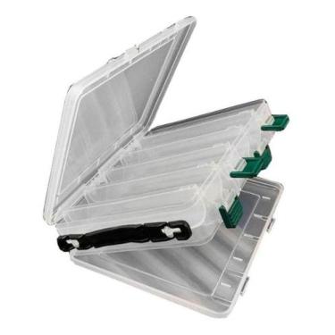 Imagem de Estojo Organizador Duplo 10 Divisórias P/ Iscas Artificiais - DEYU