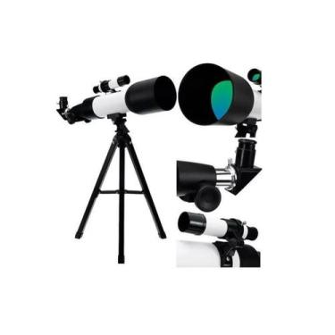 Imagem de Telescópio Astronômico Refrativo 60mm 360mm 90x com Tripé - It Blue