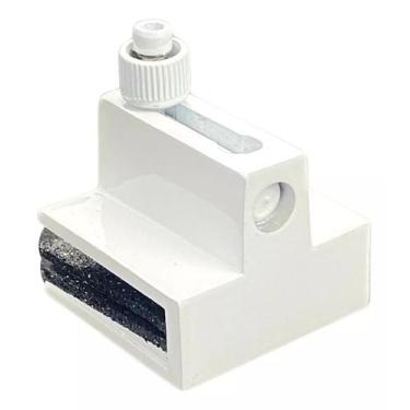 Imagem de Trinco de pressão para porta de vidro 8 a 10mm branco - Woodglass