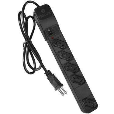 Imagem de Filtro De Linha 5 Tomadas 4 + 1 Espaçada 5 Metros Fiolux Protect