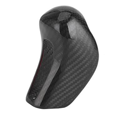 Imagem de Capa do Botão de Mudança de Fibra de Carbono, Acabamento de Handebol de Luxo para Levante Ghibli Quattroporte Com Proteção UV e Design à Prova de Intempéries, Pasta de Fácil