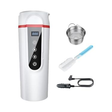 Imagem de Ｂｅｓｇａ Chaleira de carro 12V/24V, aquecedor de aço inoxidável para viagem, caneca de café elétrica para chá e bebidas