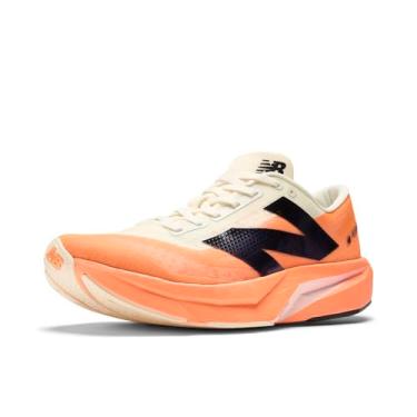 Imagem de New Balance FuelCell Rebel V4 Tênis de corrida masculino, Manga quente/angorá/preto, 42