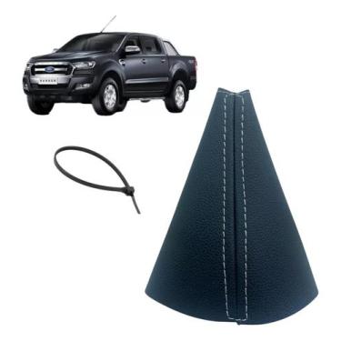 Imagem de Coifa Alavanca Freio de Mão Ford Ranger 2012 À 2023 - Tunning Couros