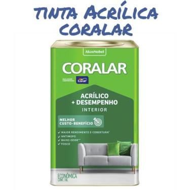 Imagem de Tinta Acrílica Coralar Anti-mofo Fosco Interior 18 Litros