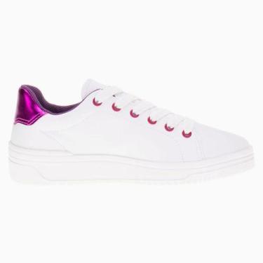 Imagem de Tênis Coca Cola March Maverick Feminino Branco/Pink, 35