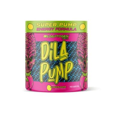 Imagem de Dila Pump Adaptogen Pré treino Pre Workout Sem Cafeína pote 318g, Limo