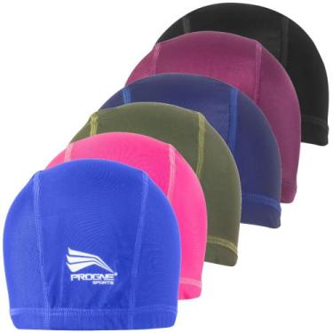 Imagem de Touca De Natação Adulto Tecido Extralife Progne Sports - Várias Cores,