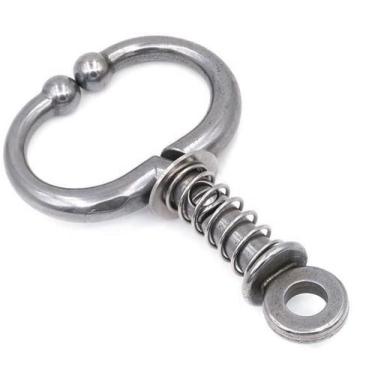 Imagem de Alicate Nasal Imobilizador  Bovino Bubalino Inox 12 cm Mola  - vet
