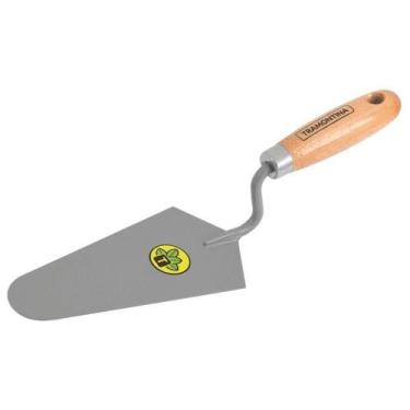 Imagem de Colher De Pedreiro 7" Tramontina Em Aço Com Cabo De Madeira Tramontina