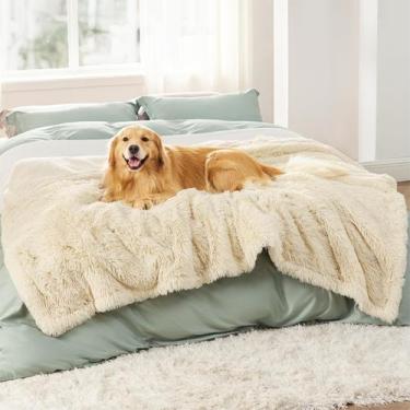Imagem de Cobertor Impermeável Bedsure para Cães Grandes (150x200cm) - Cor Creme