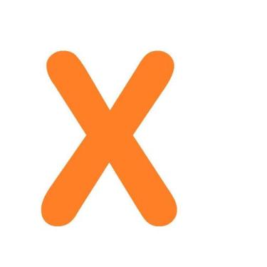 Imagem de Letras em EVA Alfabeto Laranja - 14cm - Extra Festas, X