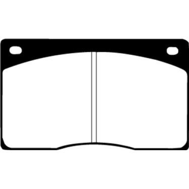 Imagem de EBC Brakes Pastilha de freio esportiva DP2262 Greenstuff Série 2000