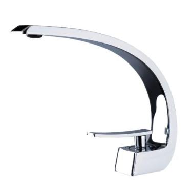 Imagem de Torneira Banheiro Cascata Misturador Monocomando Cromado - Zaganza