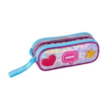 Imagem de Estojo Escolar Infantil Holográfico