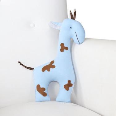 Imagem de Amolmofada Decorativa Girafa - Laura Baby, Azul