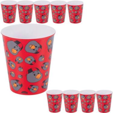 Imagem de Flamengo Kit 10 Copos Festa Aniversario Tematica Infantil - Plasutil
