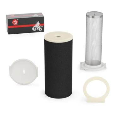 Imagem de Filtro de ar e guia e kit de tampa de extremidade para Yamaha Warrior Raptor Wolverine 350 YFM 350 Grizzly 600 660 YFM600 660 1987-2013 1UY-14458-01 1UY-14468-00 1UY-144511 -00