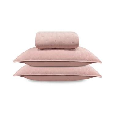 Imagem de Cobre Leito Casal Soft Dream Vivaldi Rosa, UN, Rosa