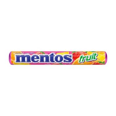 Imagem de MENTOS, Bala Mastigável, Fruit - 37,5g | 14 Unidades