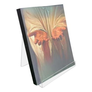 Imagem de Porta Livro Receita Caderno Mesa Escritório Loja Expositor Suporte Org