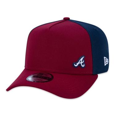 Imagem de Boné New Era 9FORTY Snapback Vermelho A-Frame Atlanta Braves