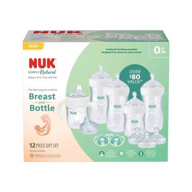 Imagem de Nuk Simply Natural Conjunto Mamadeiras/Copos 12 Peças - 0 +